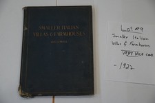 Smaller Italian Villas and Farmhouses- Antique Architectural design book picture