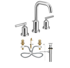 MOEN TV6142 Gibson Two-Handle Widespread Bathroom Faucet- Chrome picture