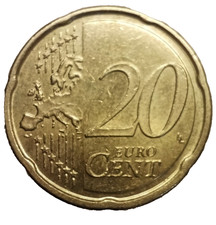 SPAIN 1999 VERY RARE 20 Euro Cents Coin for COLLECTORS AND SELLERS picture