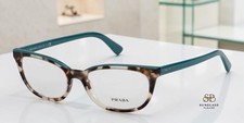 PRADA Catwalk PR 13VV 4751O1 Brown Opal Green Demo 51 mm Women's Eyeglasses OBI picture