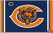 Chicago Bears 3x5 Flag Man Cave Flag 3 x 5 Banner Football New USA Da Bears C. picture