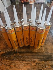 (12 Pack) SikaFlex NP1 Polyurethane Sealant, aluminum grey, 10.1oz picture