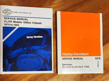 Vintage Harley-Davidson Service Manual Lot Sportster XL/XLH 1000 1978-1985 Seale picture