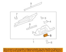 GM OEM Glove Box-Latch Handle 25960443 picture