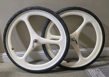 Spin Carbon Tri 26er MTB Bike Wheels White picture