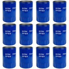 12PCS Oil Filters PF63 Fit Chevrolet Silverado Cadillac XTS GMC Acadia Ford Flex picture