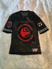 LF The Brand Mesh Jersey Size S Black Red Los Angeles 18 picture