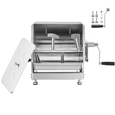 Uimoso 20L Tilt Manual Meat Mixer 30LB Tank Mixing Max for Meat Sausage Mixer picture