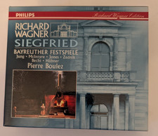 Wagner Siegfried 3CD Bayreuth Pierre Boulez Philips Richard Wagner Edition VG picture