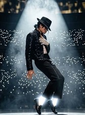 Inspired by Micheal Jackson Diamond Painting Craft Kit -Size 7.8x11.8” picture