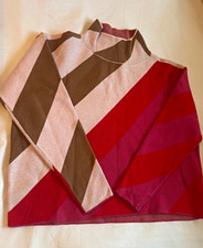 Maeve by Anthropologie Women's Mock Neck Knit Colorblock Pullover Sweater XXS picture