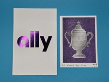 U.S. Women's Open Trophy - Women's US Open Golf Ally - Ana Inciardi Mini Print  picture