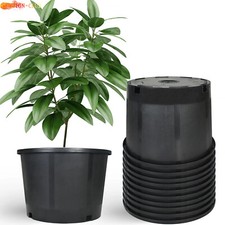 Plastic Nursery Pots Plant Nutrition Pots Garden 1/2/3/5/7/10/15/20/25Gallon picture