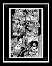 Jim Balent Catwoman/Vampirella #1 Rare Production Art Pg 21 Monotone picture