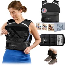 Lifepro Adjustable Weighted Vest For Women - Black (OpenBox) picture