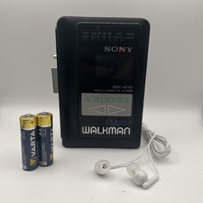 Fully Serviced Sony WM-AF42 Walkman AM/FM Cassette Player Tested Working Japan picture