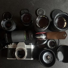 Large Lot Of Camera and Lenses Mostly Made in Japan R274 picture