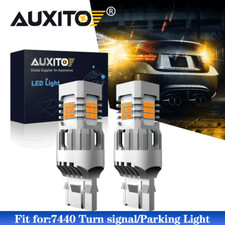 AUXITO Amber 7440 Anti Hyper Flash LED Turn Signal Blinker Light Extreme Bright picture