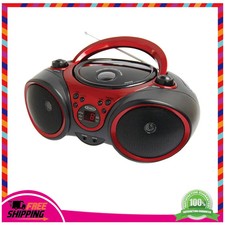 Jensen Portable Stereo CD Player with AM/FM Radio Red picture