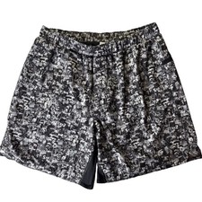 Lululemon Special Edition Seawheeze Surge Shorts Photo Mosaic Mens L Running picture