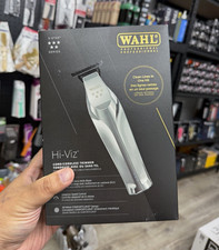 Wahl Hi-Viz Professional Hair Trimmer, T-Blade, Cord/Cordless, Silver picture