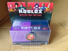 ROBLOX Series 9 & 11 Celebrity Action Figure MYSTERY Box Twin Pack Cube 3 CODES picture