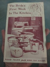 Vintage 1960’s Home Ec Book “The Brides First Week in the Kitchen” Paperback A picture