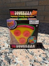Authentic NeeDoh Squeezza Pizza PINK Crust ,Yellow Cheese, Orange Pepperoni NEW picture