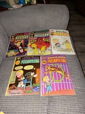 1970s Harvey Comics Lot Of 5 Richie Rich Comic Books G picture