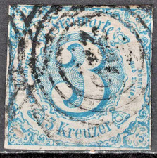 GERMANY THURN AND TAXIS SOUTHERN DISTRICT:1859 SC#48 Used AP5737 picture