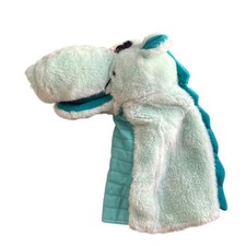 VTG 1989 Timberline Press Russ Berrie Pumpsy Hand Puppet Dinosaur Dragon picture