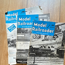 Model Railroader Vintage Illustrated Magazine Lot 3: Jul/Oct 1947 & Jan 1948 picture