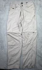 Kuhl Liberator Convertible Pants Mens 32x32 Gray Stealth Zip Off Hiking Outdoor picture