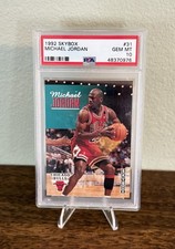 1992 SKYBOX #31 MICHAEL JORDAN PSA 10 picture
