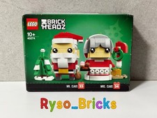 LEGO 40274 BrickHeadz Mr and Mrs Claus Christmas New Factory Sealed picture