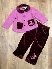 Vintage Sesame Street Abby Cadabby Girls 2-Piece Outfit 18M Pink  picture