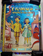 Primus Oakland NYE 2025 Tripindicular Foil Poster ZOLTRON Signed Numbered AE/60 picture