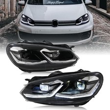 Full LED Projector Headlights Lamp For Volkswagen Golf6 MK6 2010-2014 Animiation picture