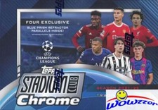 2021/22 Topps Stadium Club Chrome UEFA Soccer MEGA Sealed Box-PRISM REFRACTORS picture