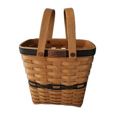 Vintage Longaberger Collectors Club Membership Basket With Dual Handles 2002 picture