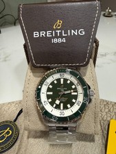 New Unworn Breitling Superocean 44mm Green Dial A17376 picture