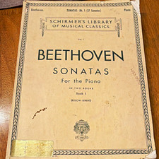 G. Schirmer Beethoven Sonatas for Piano Book II Sheet Music HL 50251920 picture