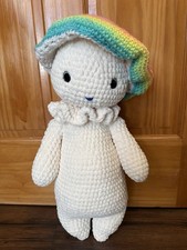 Ooak Handmade Crochet Huge Mushroom Doll picture
