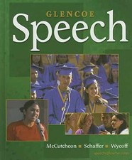 Glencoe Speech, Student - Hardcover, by Schaffer James; Wycoff - Very Good picture