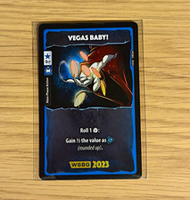 NEW - Dice Throne WSBG Vegas Baby Promo Card picture
