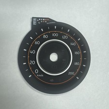 3D Speedometer Faceplate Fits a 2018 to 2023 Jeep Wrangler (Km/h) picture