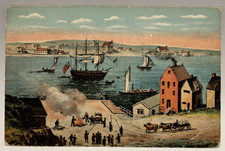Public Burning of the Newspapers, 1733 Massachusetts Postcard picture