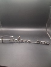 Ford Fairlane 500 Fender Emblem Vintage Script 1960  FAIRLANE 500 picture