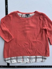 The Limited Women’s Pullover Sweater Shirt Top Split Open Back Cotton S Small picture