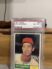 1961 Topps #558 Don Ferrarese Philadelphia Phillies PSA 8 NM-MT picture